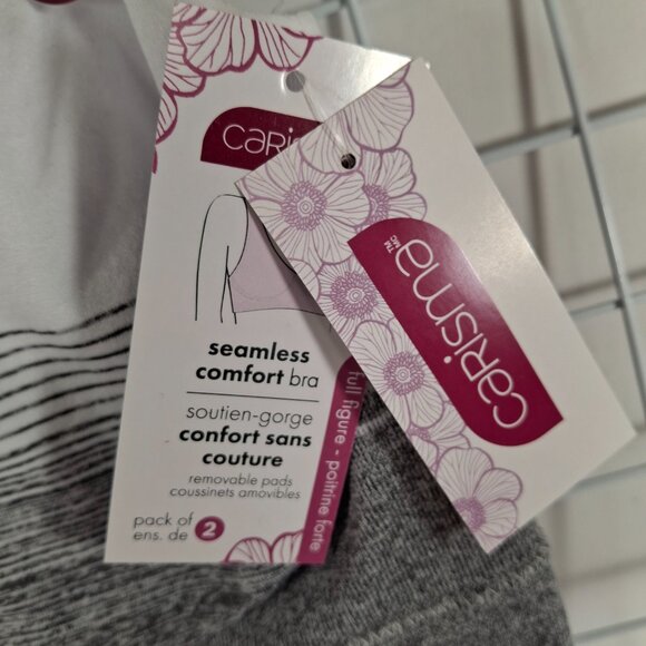 2XL Seamless Wireless Sports Bra Comfortable Yoga Bralette  Removable Cups White - Picture 7 of 13